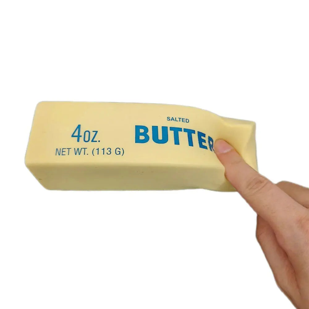 New product tasting price Slow Rebound Cute Butter Squeeze Stress Balls, 2026 New Realistic Soft Butter Stick Fidget Toy, Slow