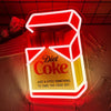 Fridge Cigs Diet Coke Neon Sign - Just a Little Something to take the edge off