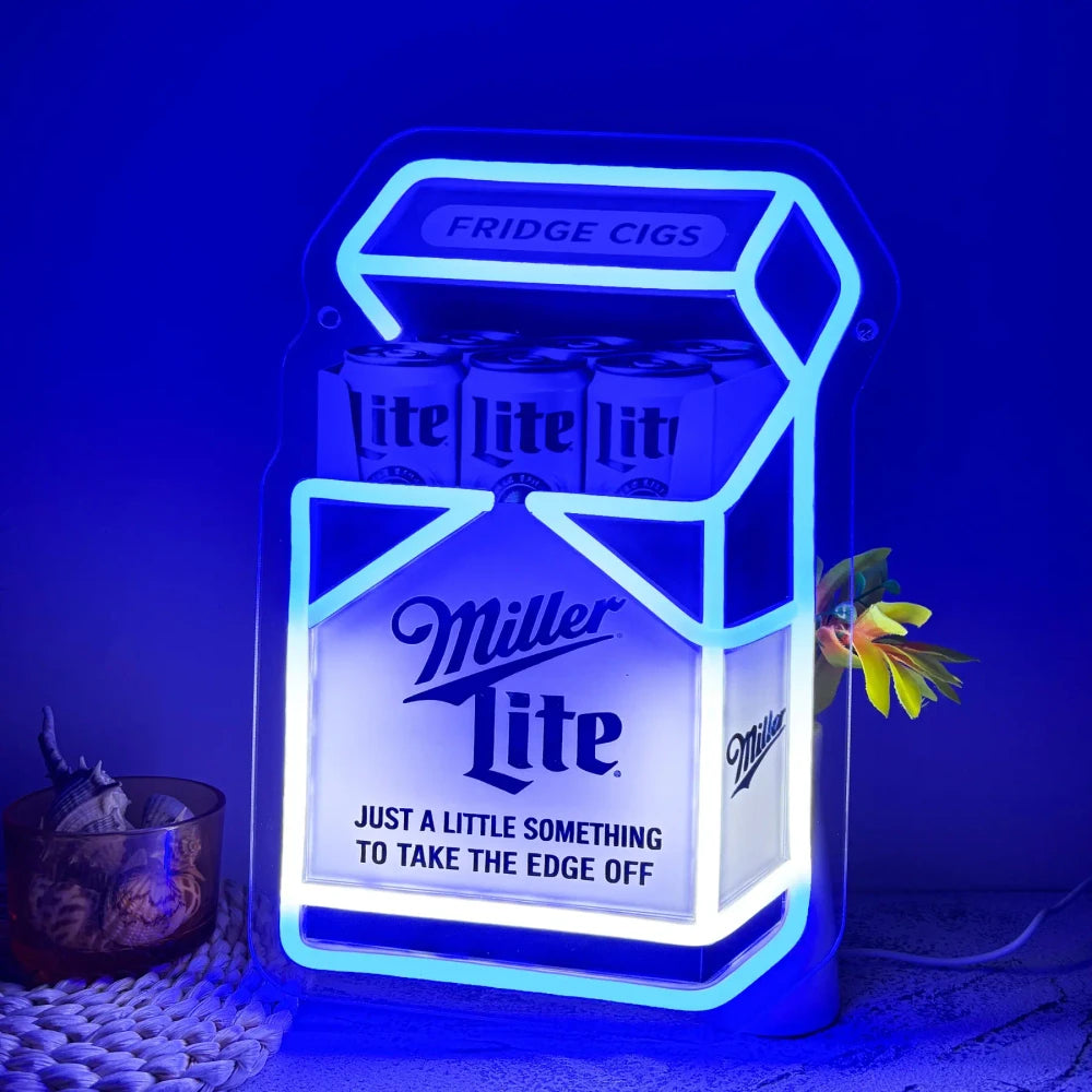 Fridge Cigs Neon Sign