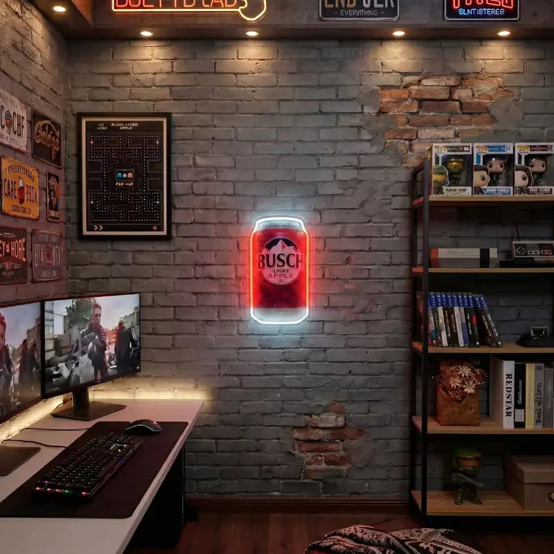 Busch Apple Neon Wall Light