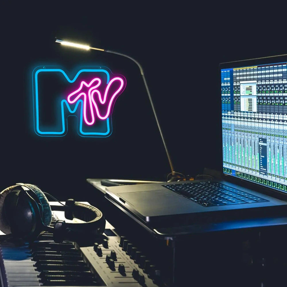 MTV LED Neon Wall Sign