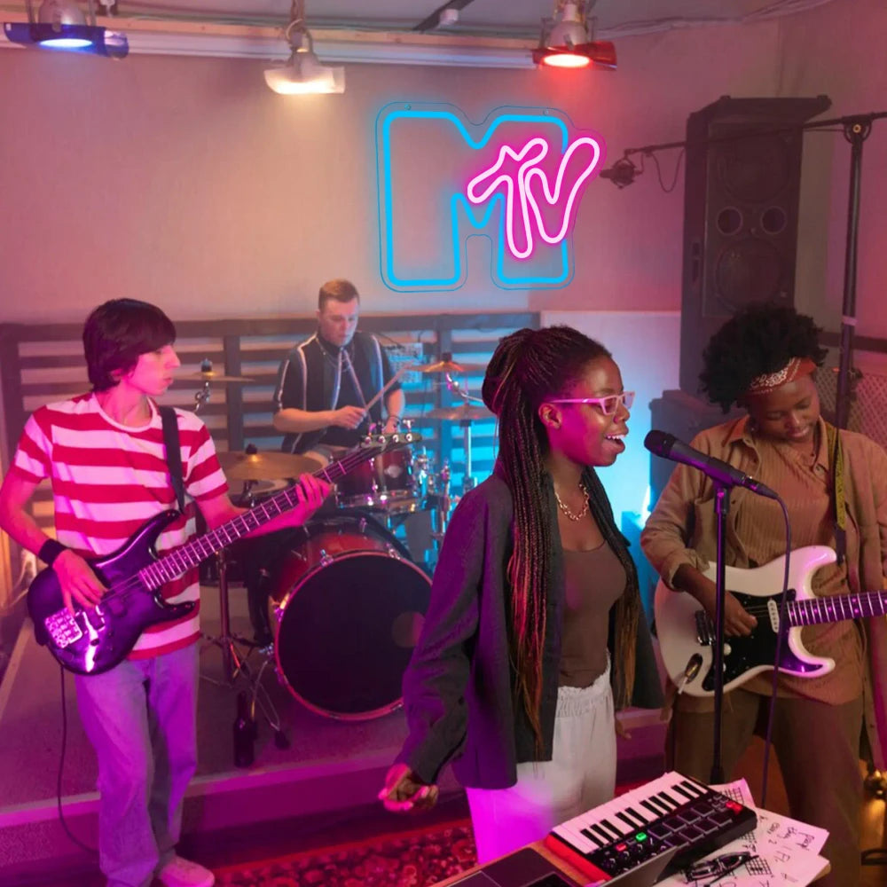 MTV LED Neon Wall Sign