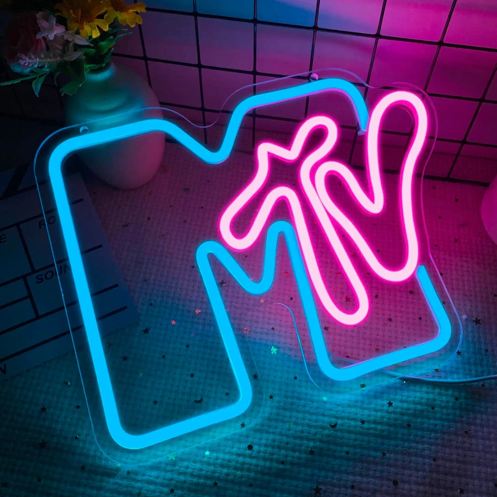 MTV LED Neon Wall Sign