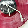 Red Vinyl Record Wall Clock