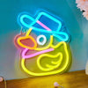 Cartoon Duck Neon Light