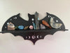Set of 3 Gothic Bat Crystal Shelves