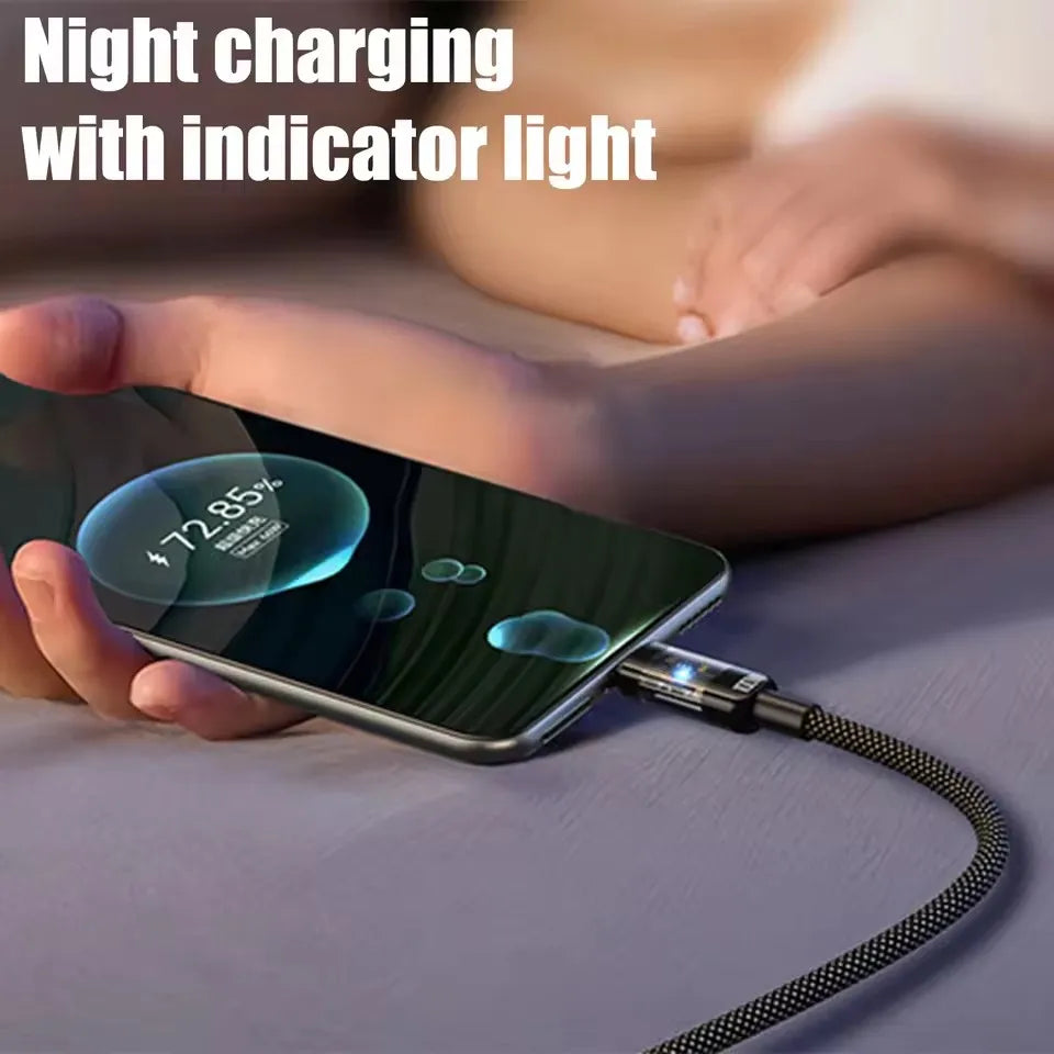 240W Nylon USB Type C Super Fast Charging Cable For Samsung Xiaomi Huawei Honor LED Digital Display USB C Charger Data Cord