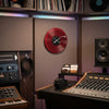 Red Vinyl Record Wall Clock